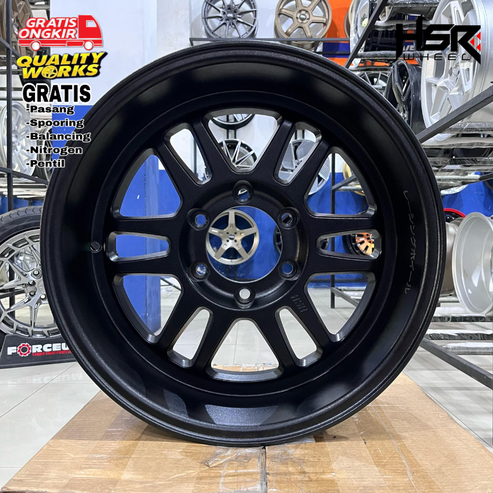 VELG MOBIL HILUX DOUBEL CABIN RING 17 VELG RACING JDM HSR WHEEL BLY