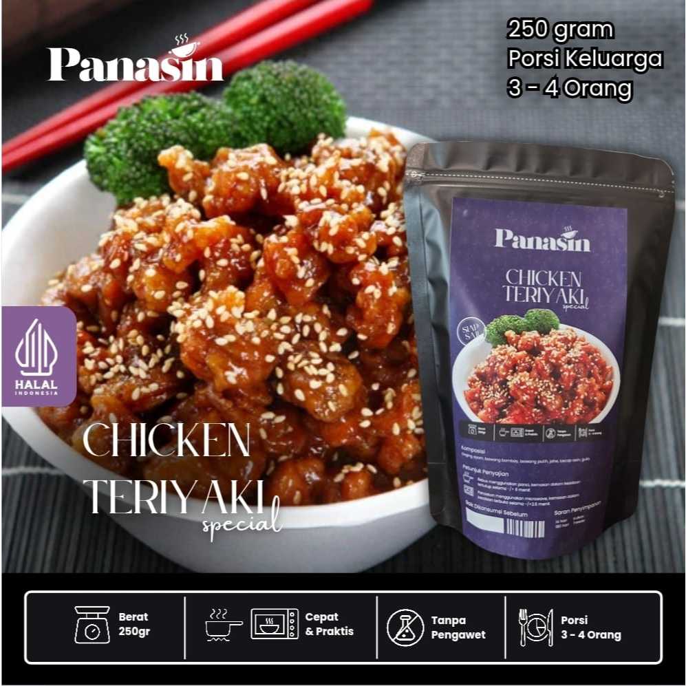 

PANASIN Chicken Teriyaki Special Porsi Keluarga 250g