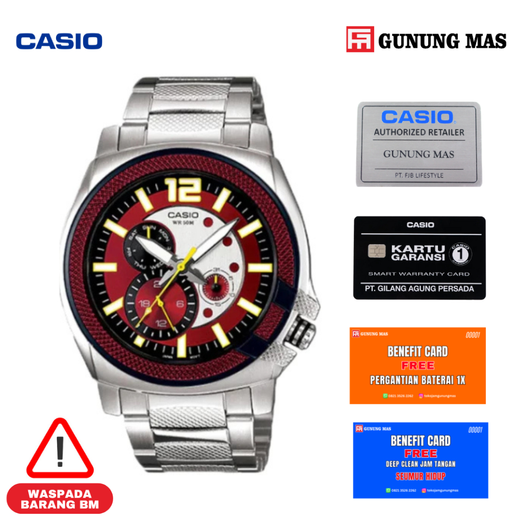 Casio MTP 1316D 4AVDF Jam Tangan 100% Original
