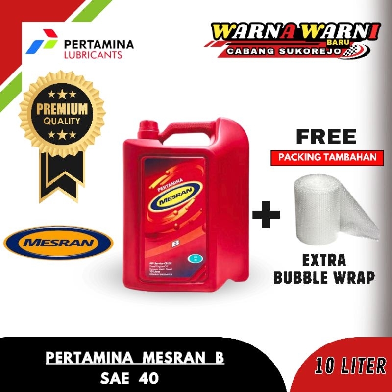 OLI PERTAMINA MESRAN SAE 40(10 LITER )