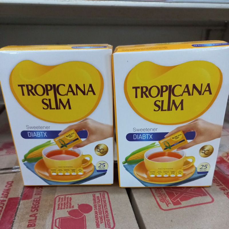 

tropicana slim diabtx gula sehat kemasan isi 25 sachet