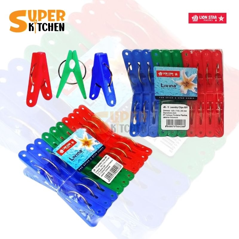 Jepitan jemuran Lion Star