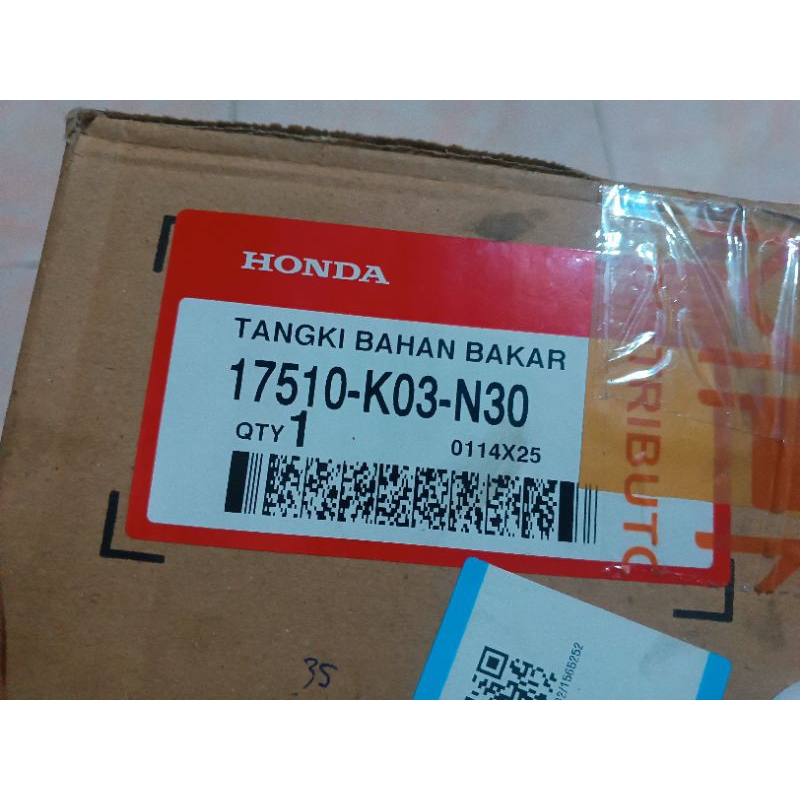Tangki Bensin Blade Fi Revo Fi Supra Fi 17510-K03-N30 Asli Honda
