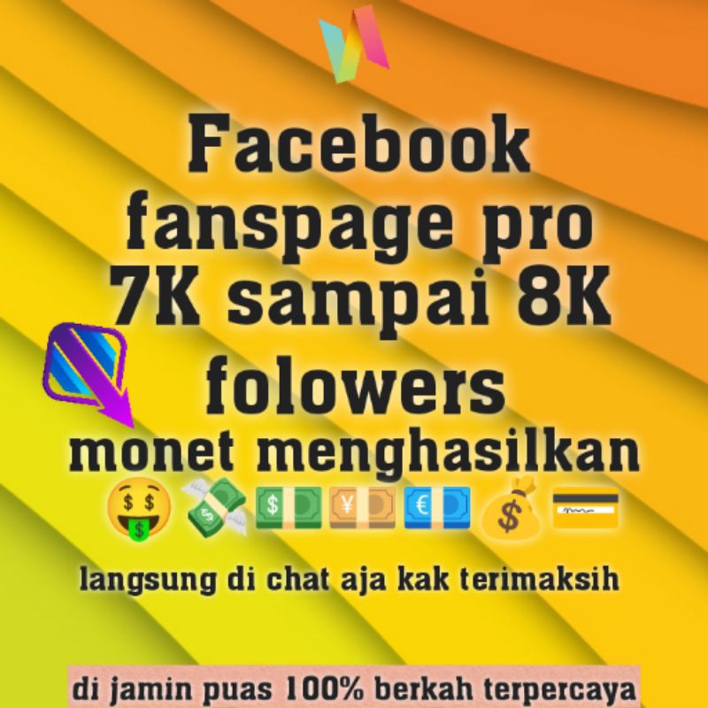 fanspage monet 7k - 8k folowers