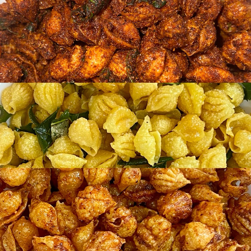

ALONICA SNACK - 250gr Cemilan Makaroni Kerang Gurih dan Nikmat