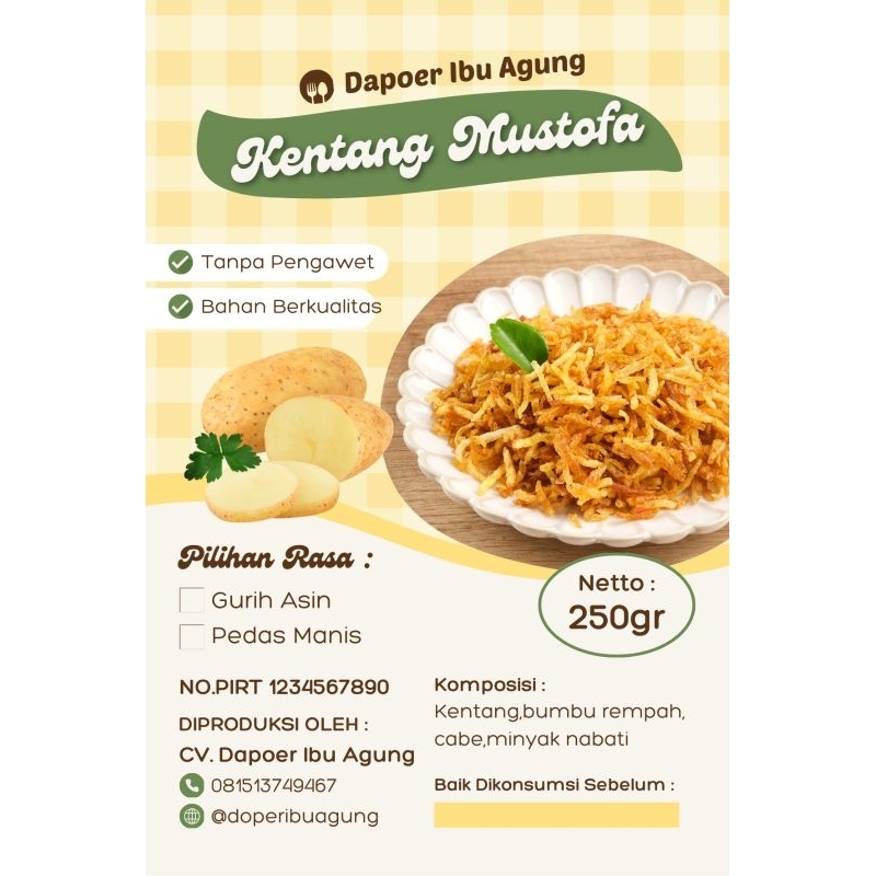 

Kentang Mustofa 250g