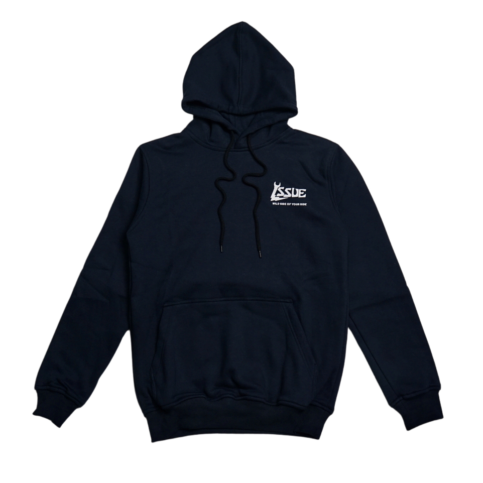 ISSUE CLOTHING - TRDMARK - SWEATER HOODIE PULLOVER - BLACK