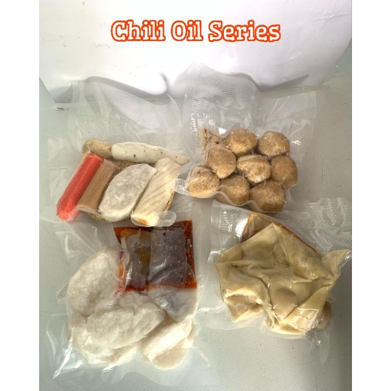 WONTON AYAM PENTOL ANEKA SOSIS CIRENG CHILI OIL FROZEN FOOD