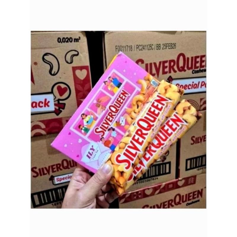 

SILVERQUEEN CASHEW 55GR X 2 EDISI VALENTINE