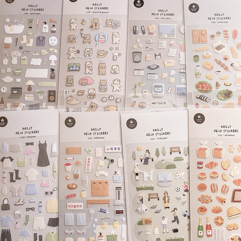 

Suatelier - Daily Deco Stickers #1