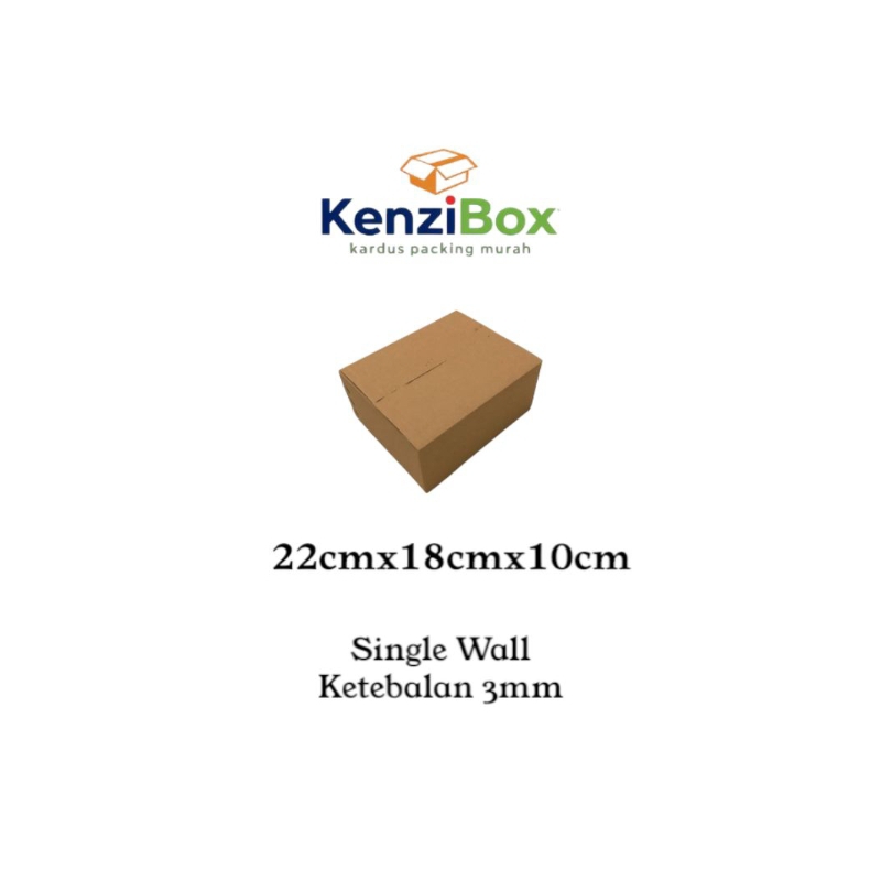 

kardus/karton/box UK. 22x18x10 cm single wall