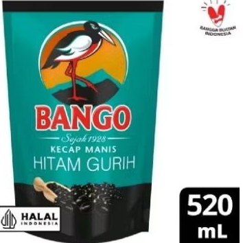 

Bango kecap manis hitam gurih 520mL