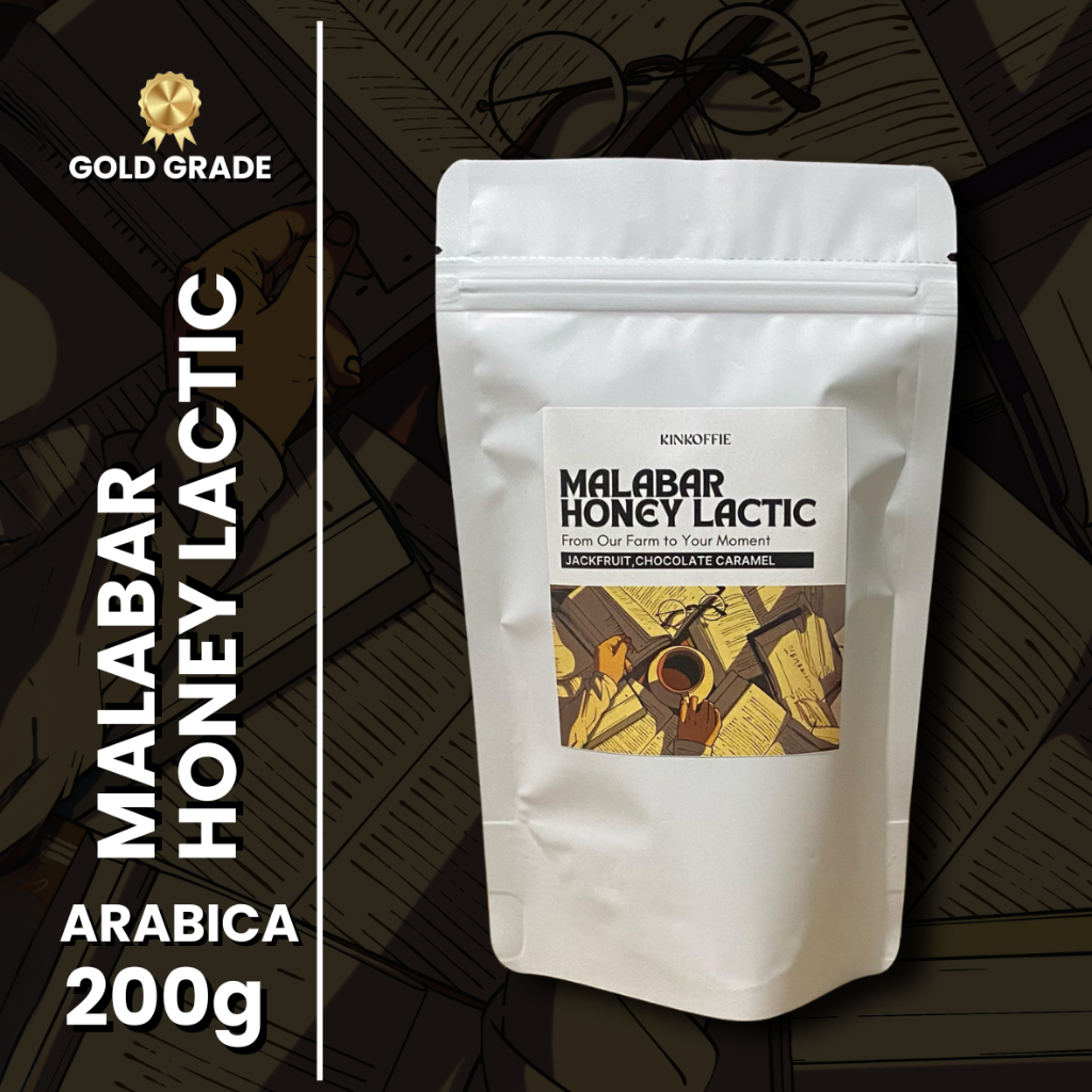 

KINKOFFIE Kopi Malabar Honey Lactic Coffee Indonesia 200gr