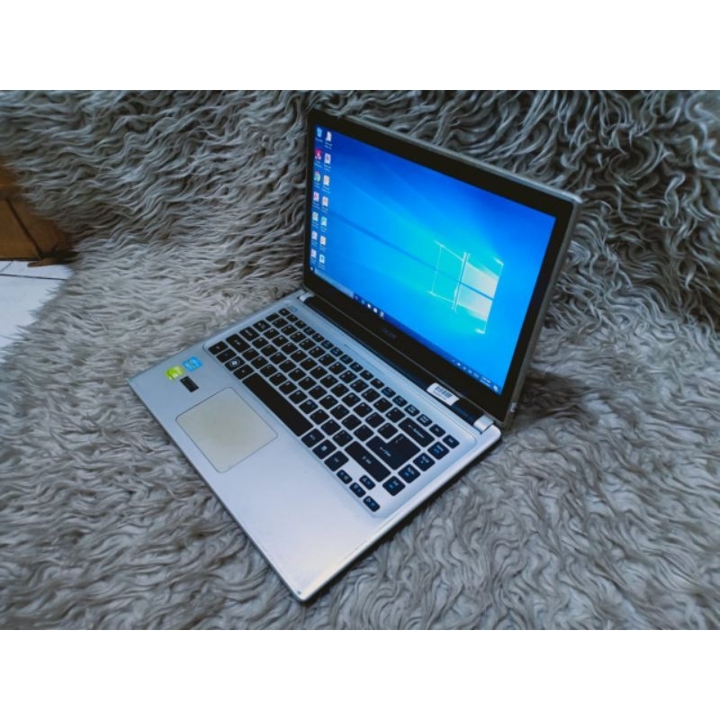 Laptop Acer Aspire V5-471 Ram 4gb HDD 500gb core i5 gen3 Double VGA Layar sentuh