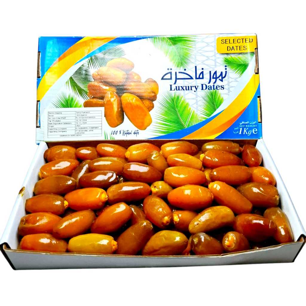 

Kurma Ruthob Libya Deglet Nour Premium Berkualitas Original Fresh 1 kg