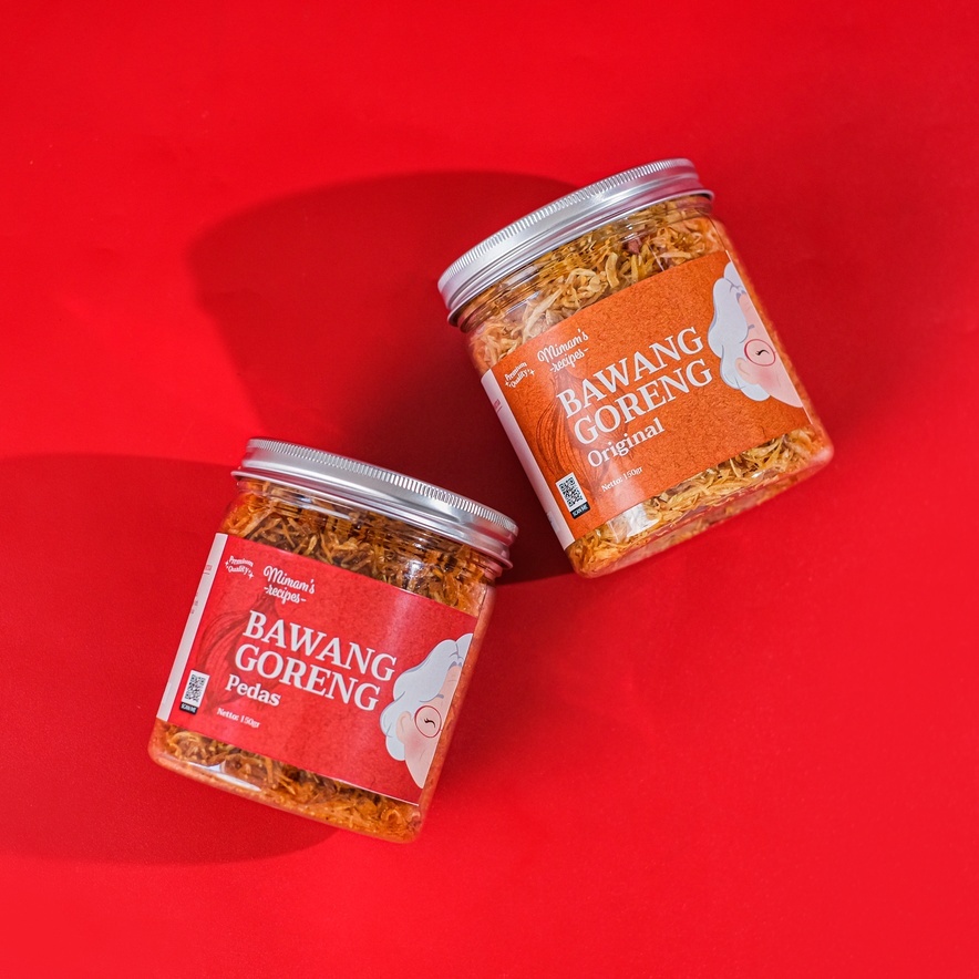 

[BUNDLE] Bawang Goreng Original dan Pedas Premium | Premium Fried Shallot | Bawang Sumenep Goreng | Bagor