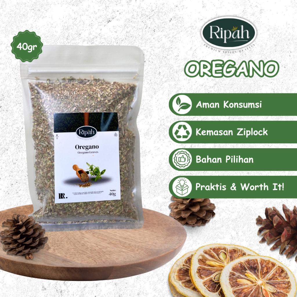 

30gr Daun Oregano / Oregano / Oregano Kering / Rempah / Ripah Rempah PREMIUM QUALITY
