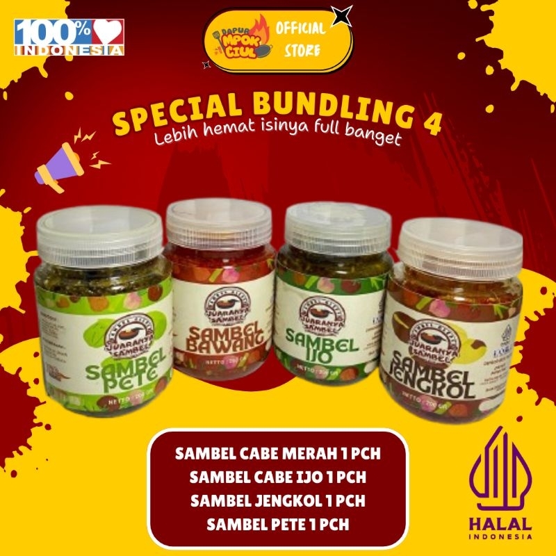 

Paket Sihemat Bundling 4 Pch Sambel Gledek