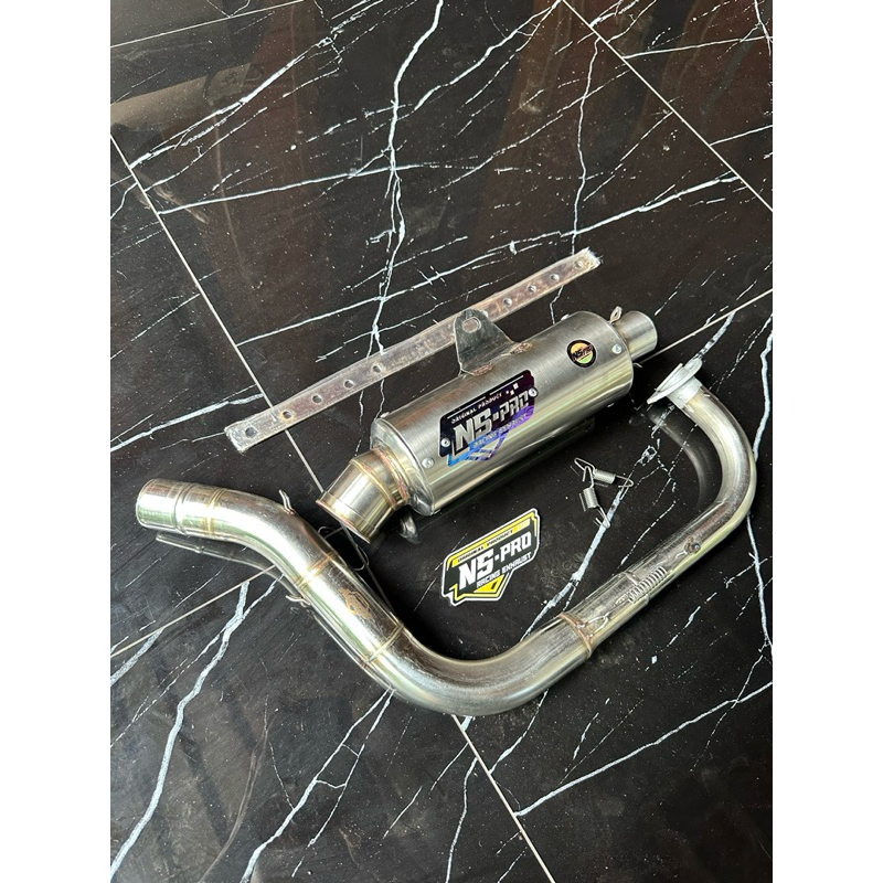 Knalpot racing NS-pro inlet 38 pnp Beat fi, Beat karbu, Beat pop, Beat esp, Vario110 fi, dll