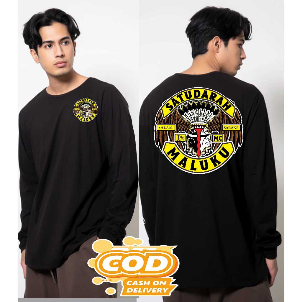 KAOS MALUKU SATU RASA SALAM SARANE LENGAN PANJANG BNUS STICKER MALUKU