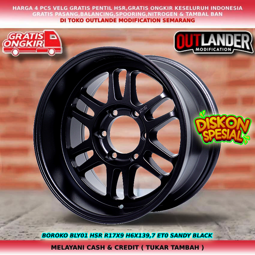 velg mobil r17 velg mobil Colorado Trailblazer dll. velg boroko bly01 r17