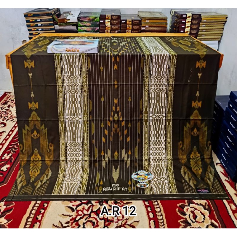 Sarung Abu Rifat kembang sheries terbaru dan elegand
