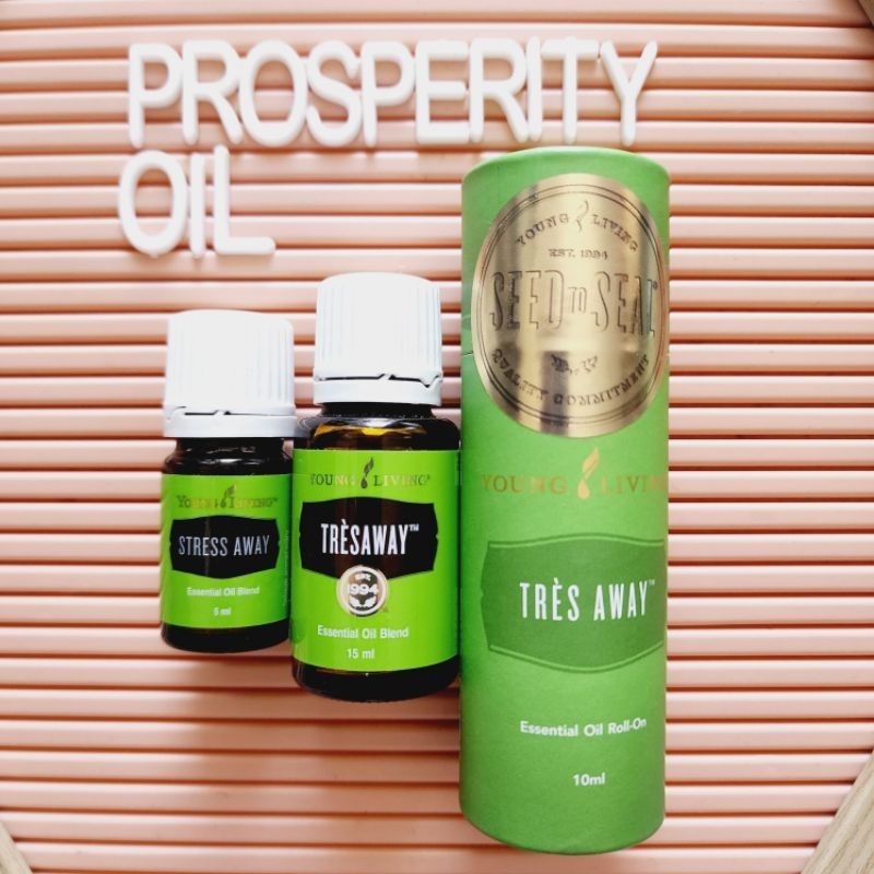 Ready Stock Young Living Stress Away Essential Oil Blend 5ml atau 15ml atau Tres Away Roll On RO 10m