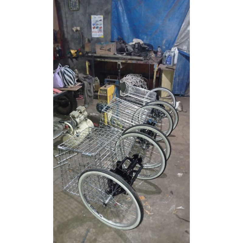 Frame belakang sepeda roda tiga ukuran dewasa 24 dan 26 in
