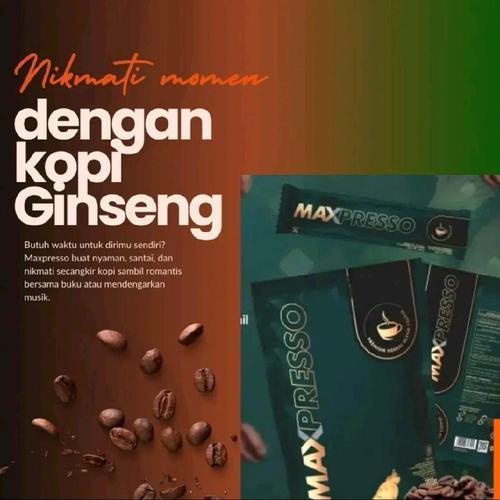 

Kopi Arabika Maxpresso kopi gingseng (kopi Lanang) Coffee Sudah BPOM
