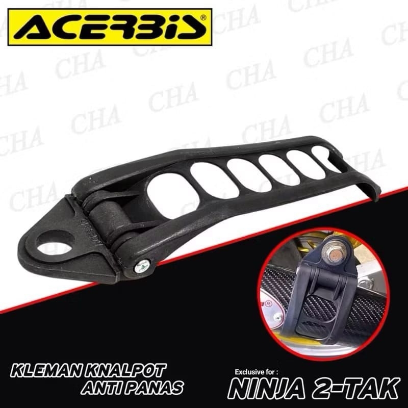 IKLEMAN KNALPOT ACERBIS 2 TAK KLEM KNALPOT BREKET 2TAK KNALPOT ACERBIS 2,5INCH SELENCER 2 TAK NINJA 