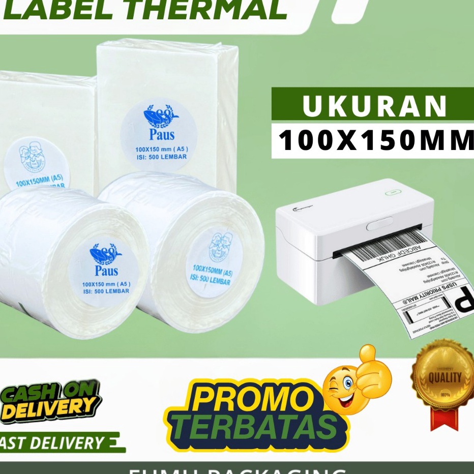 

Kertas Label Thermal Kertas Stiker Barcode Thermal Online Shop 1x15mm Isi 5 pcs Waterproof Anti lentur Grosir Termurah