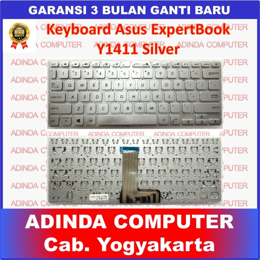 Keyboard Asus X409 A409 X409ja X409L X409M X409ma X409U X409UA Silver
