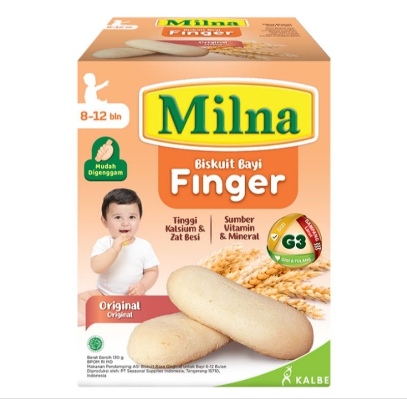 Milna Biskuit Bayi Finger 52 gram rasa original