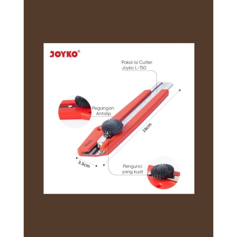 

JOYKO- CUTTER L-500-CU | PISAU CUTTER