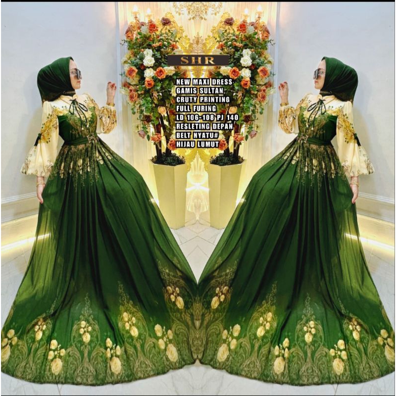GAMIS SULTAN SHR ORI PREMIUM MEWAH