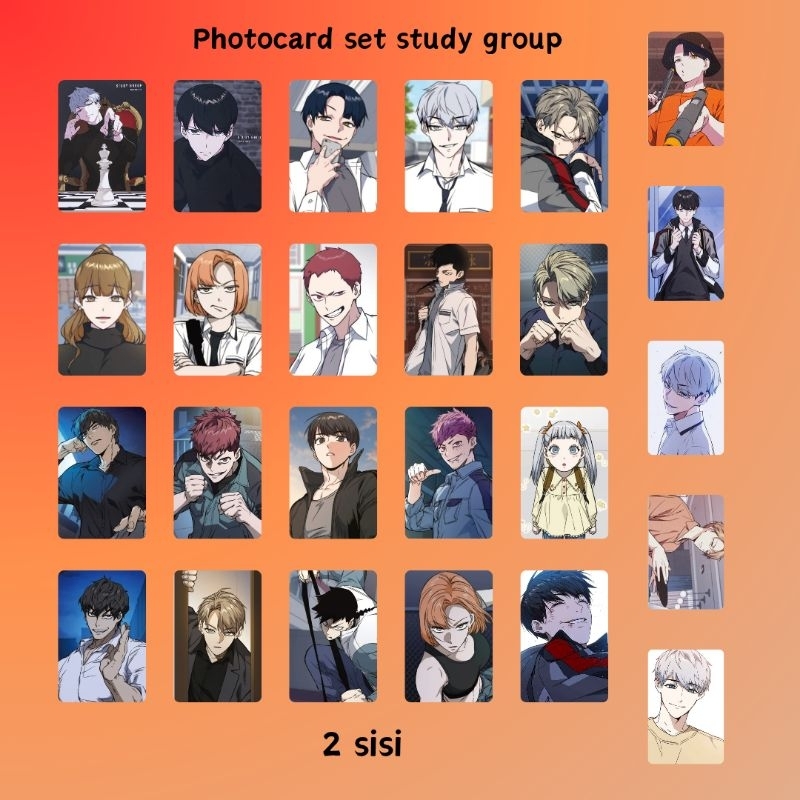 Photocard Webtoon Study group