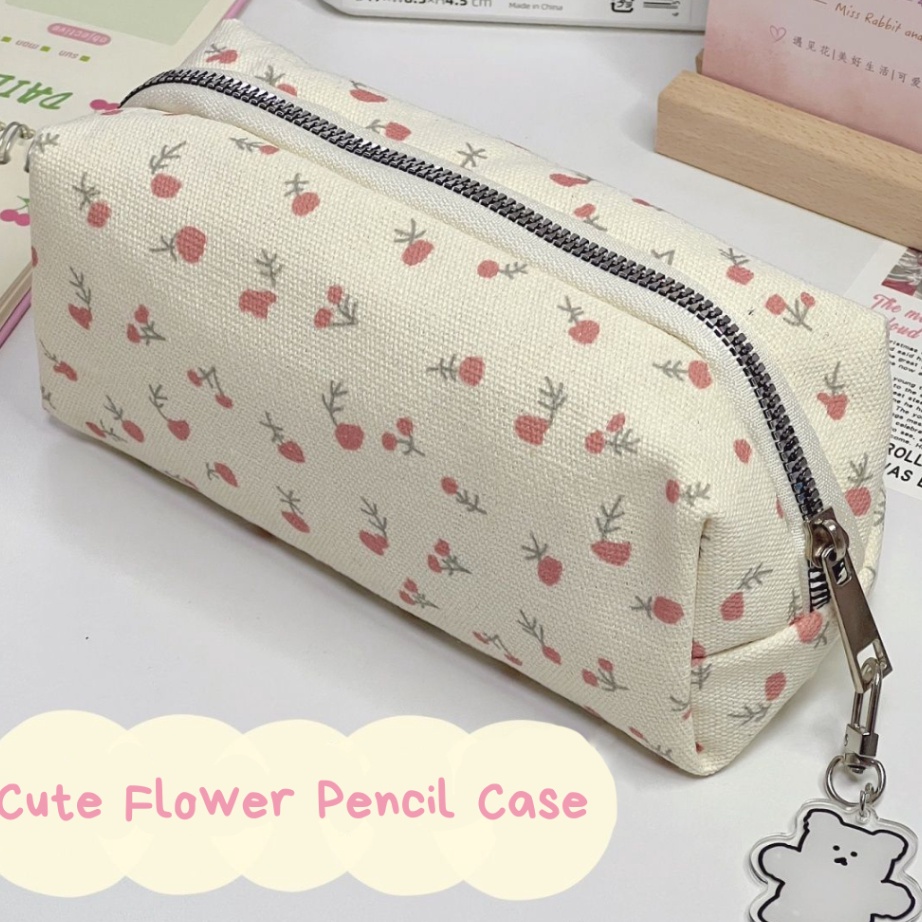 

Trendy Mismi Aera Pencil Case Wanita Stylish Flower Pattern Kotak Pensil Sekolah Perempuan Trendy PC9A