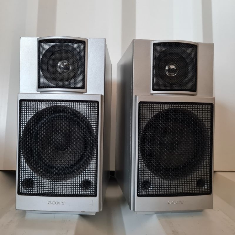 Speaker Pasif Bookshelf Vintage 2 way 3.5" inch Sony SS-X110 Made In Japan