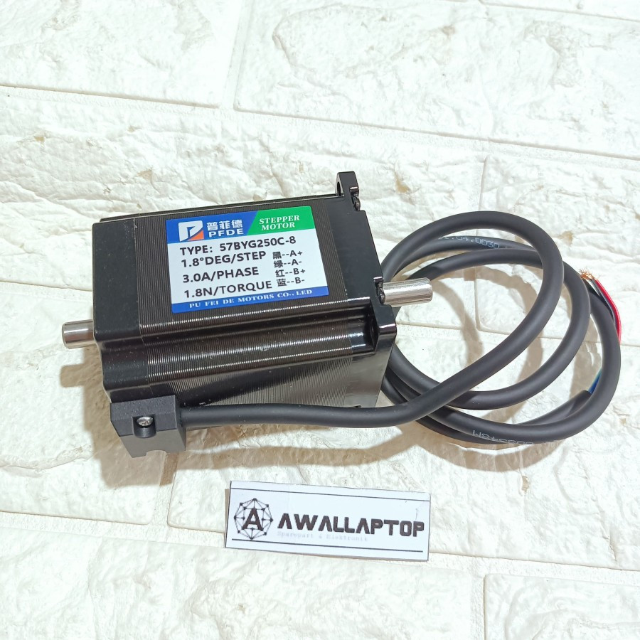dinamo stepper motor 57BYG250C-8 stepper nema 23 57 double shaft 3A