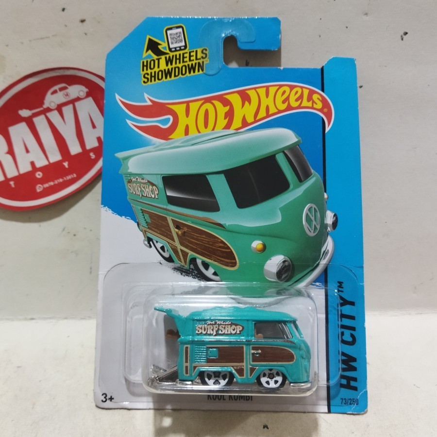 Hot Wheels KOOL KOMBI hijau seri HW City Volkswagen vw Combi diecast car