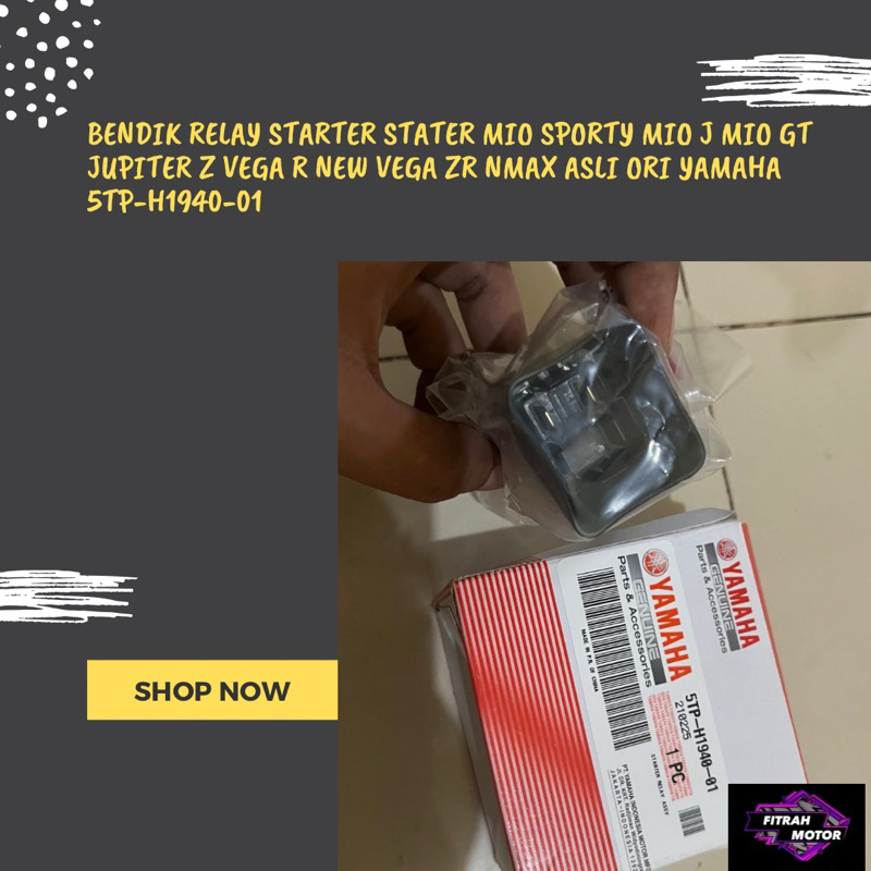 Bendik Relay Starter Stater Mio Sporty Mio J Mio Gt Jupiter Z Vega R New Vega Zr Nmax Asli Ori Yamah