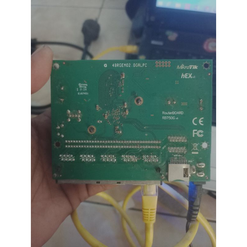 MIKROTIK RB750 GR3 Pcb.an minus.