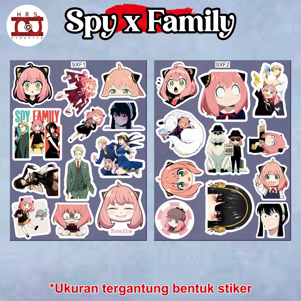 

Sticker Anime Spy X Family ( scrapbook, coverbook, tumblr, laptop dll )