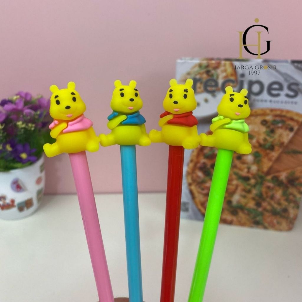 

1PCS PULPEN GEL WINNIE THE POOH WTP KOREA AESTHETIC COD LUCU IMUT KADO UNIK