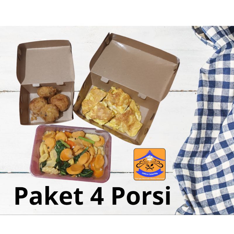 

Catering harian 4 porsi (1hari)