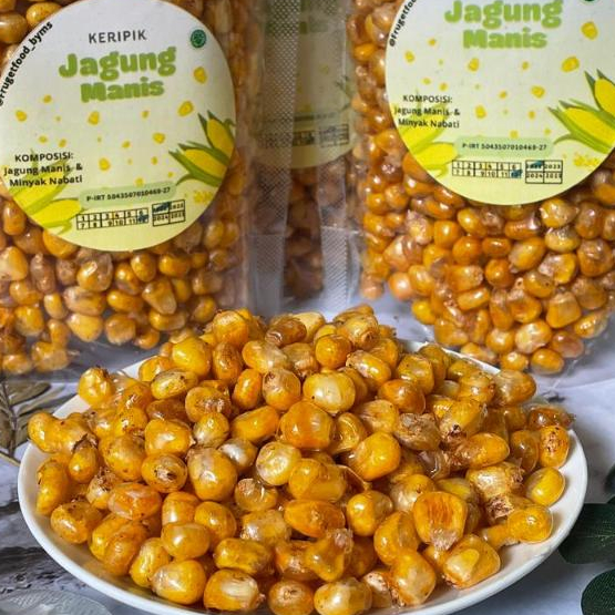 

Keripik Jagung Manis Premium Renyah dengan Rasa Mantap Camilan Sehat Produk Lokal 100%