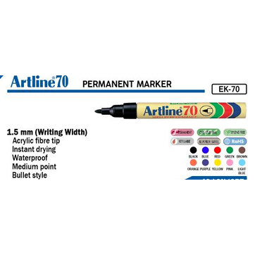 

Spidol Merk Artline EK-70