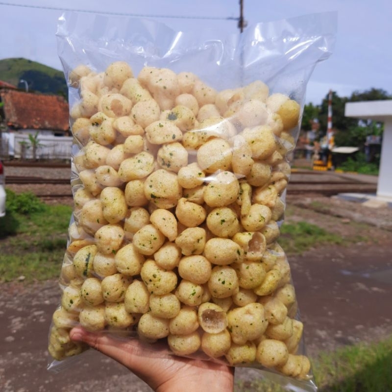 

EMPLOD (ORIGINAL) 1kg / 1000gr (SATU KILO) rasa DAUN JERUK ENDOG LEWO CIMOL KERING asli Garut MURAH