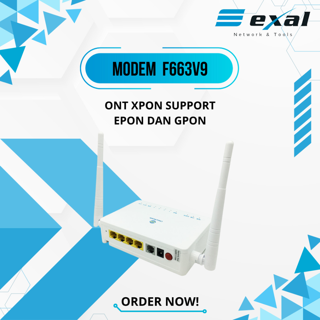ONU modem F663NV9 ONT ZTE F663 N V9 bonus adaptor