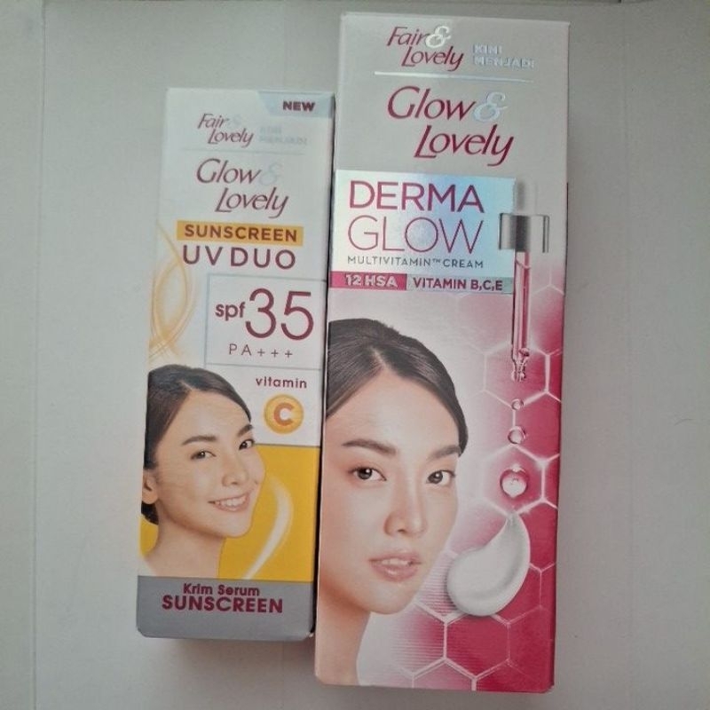 GLOW AND LOVELY DERMA GLOW 40gr&20gr